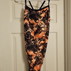NWT Iswim Breeze Thin Strap Onepiece Swimsuit. Size:40.